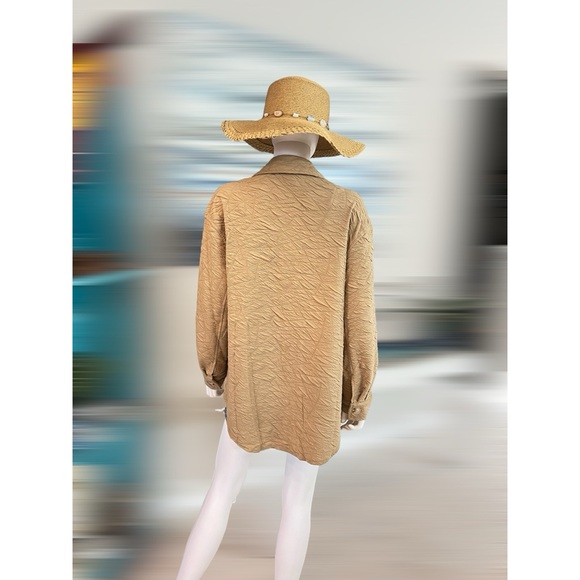 POLAGRAM Button up detailed light weight shacket S M L - Picture 4 of 6